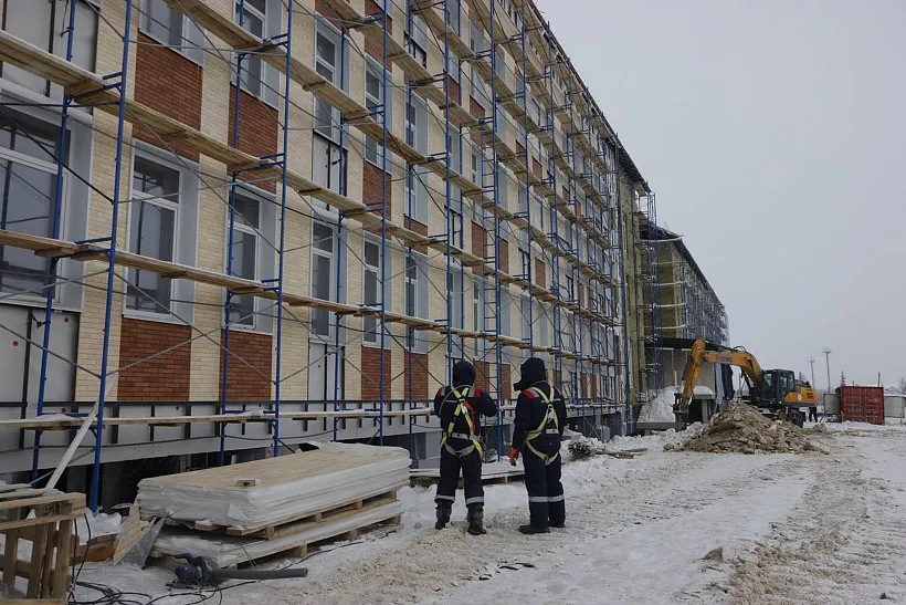 В&nbsp;Лабытнанги на&nbsp;Ямале возводят новую школу