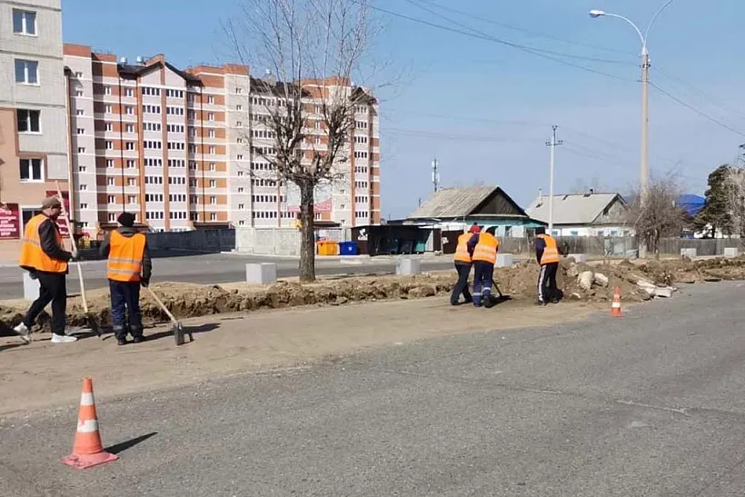 В&nbsp;Чите начали ремонтировать улицу Кирова