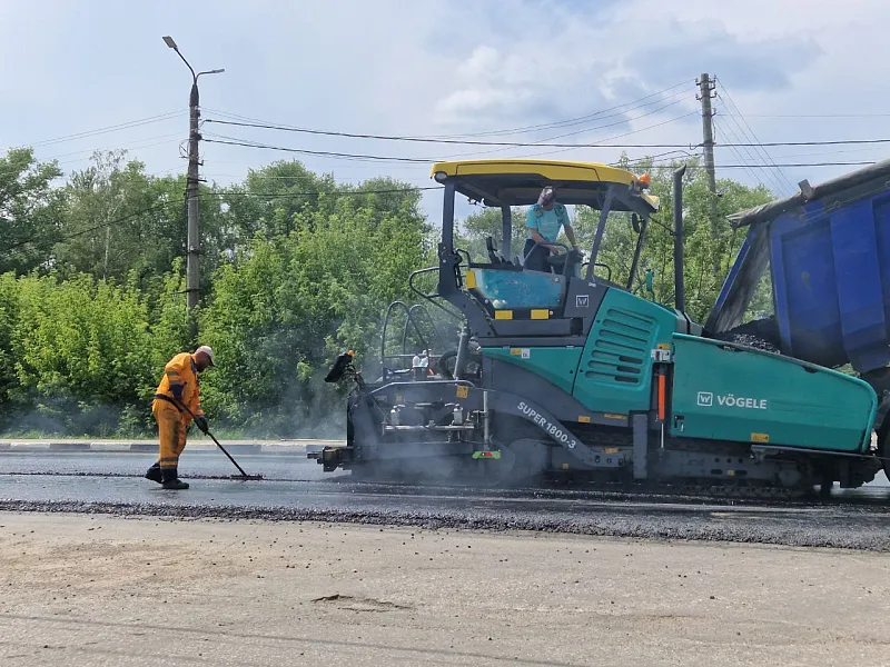 Участок улицы Советской в&nbsp;городе Щекино Тульской области обновили на&nbsp;90%