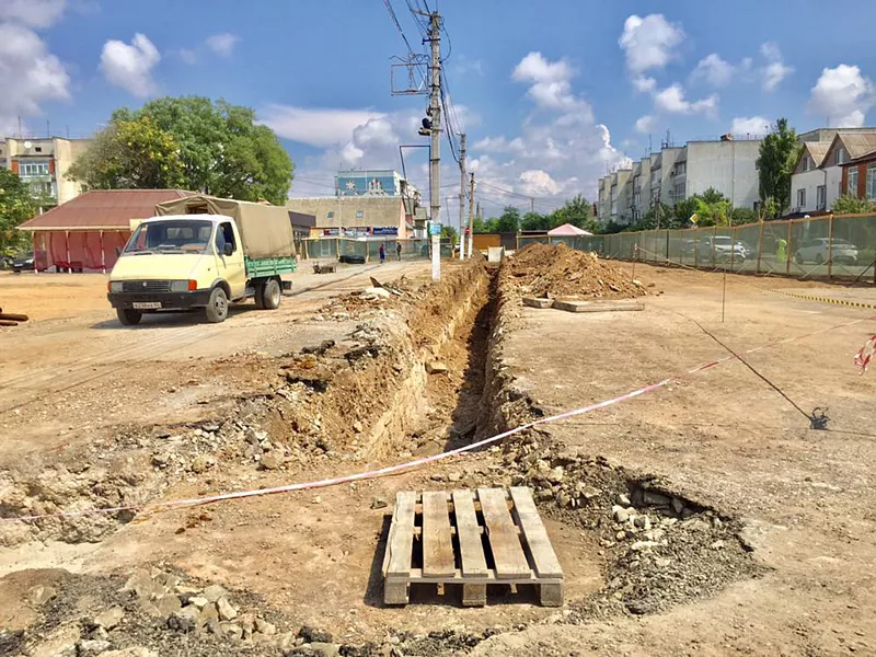 В&nbsp;крымском селе Штормовом благоустраивают сквер на&nbsp;площади Вознесения
