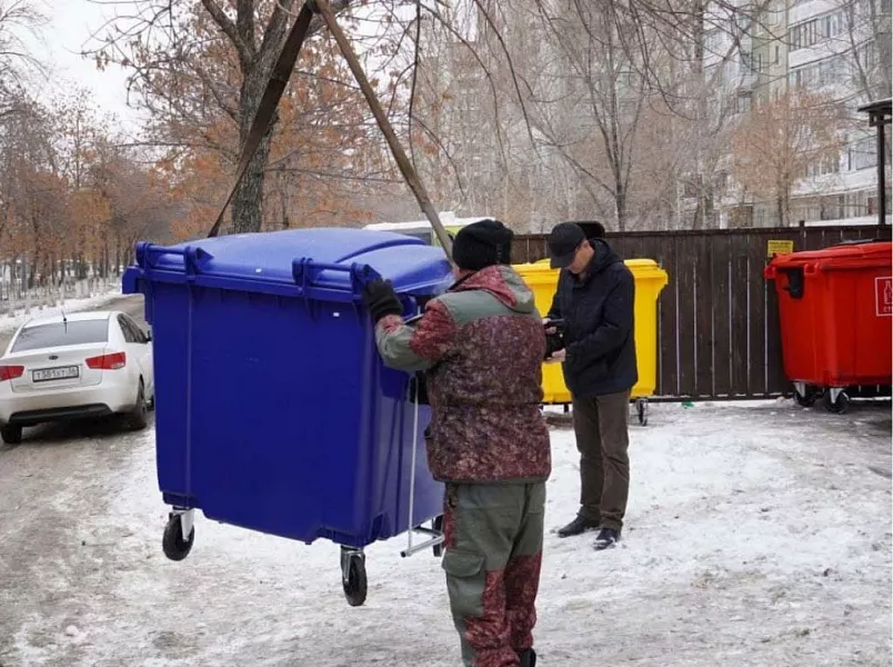 В&nbsp;Оренбуржье поступило 3,3&nbsp;тыс. контейнеров для&nbsp;раздельного сбора мусора