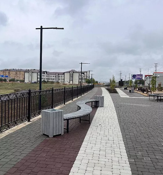 В&nbsp;городе Сунжа Ингушетии открыли сквер с&nbsp;велодорожкой
