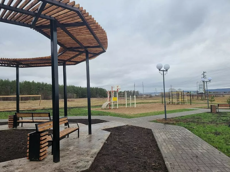В&nbsp;Татарстане завершается благоустройство парка в&nbsp;селе Танайка