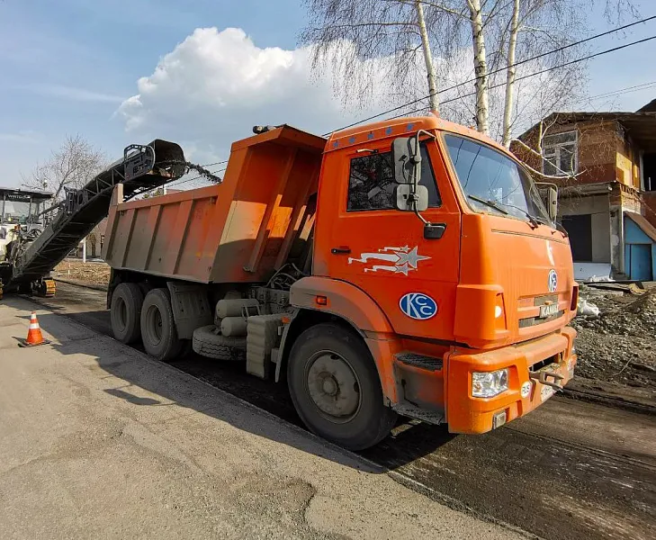 В&nbsp;Кемерове приступили к&nbsp;ремонту улиц Волгоградской и&nbsp;Тельбесской