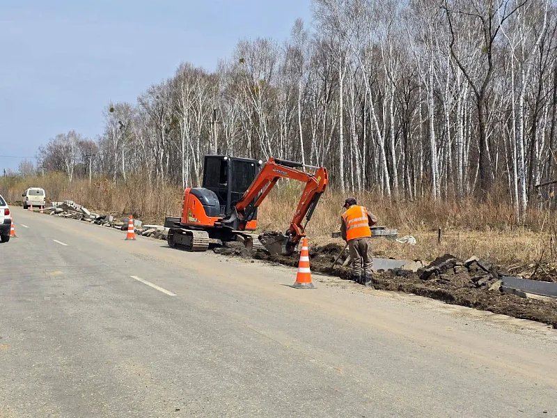 Под&nbsp;Хабаровском отремонтируют три участка трассы