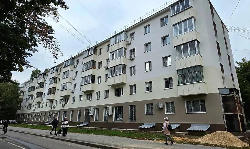 В&nbsp;Липецке капитально отремонтировали жилой дом на&nbsp;улице Космонавтов