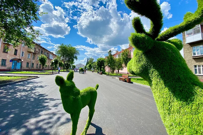 В&nbsp;городе Березовском Кемеровской области благоустроили аллею