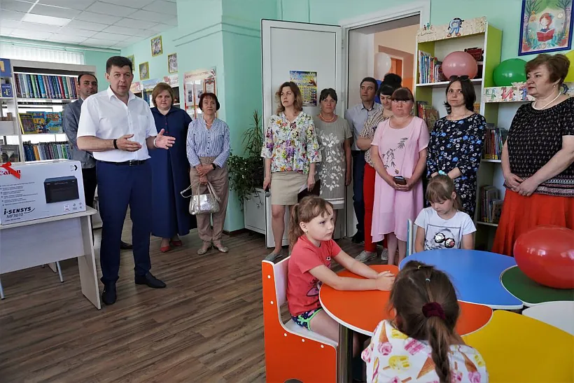 Модельную библиотеку открыли в&nbsp;Рыльском районе Курской области