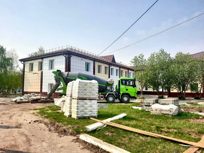 В&nbsp;селе Бердюжье Тюменской области продолжается ремонт поликлиники