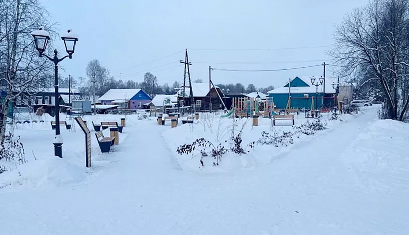 Центральную площадь благоустроили в&nbsp;архангельском селе Лешуконском