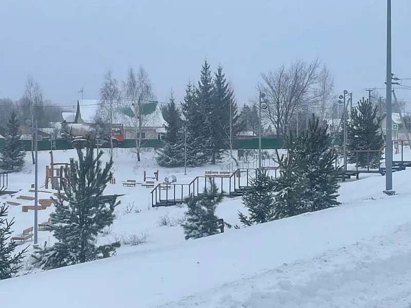 Благоустроенный парк открыли в&nbsp;деревне Званка Республики Татарстан