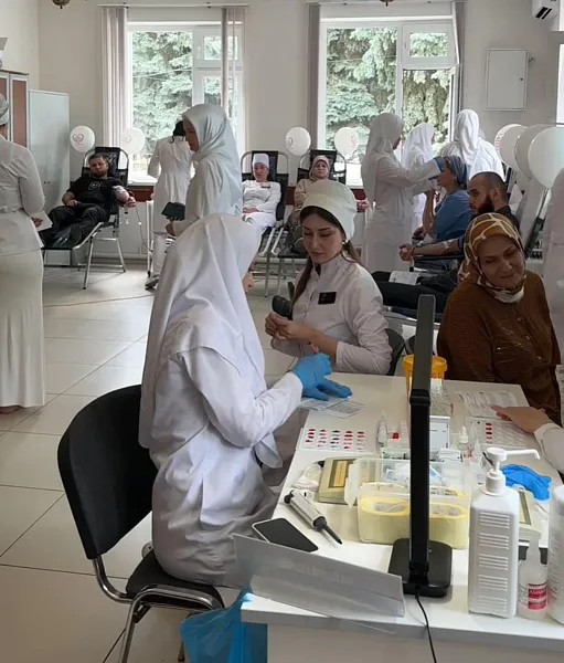 В&nbsp;Ачхой-Мартановском районе Чечни прошла донорская акция