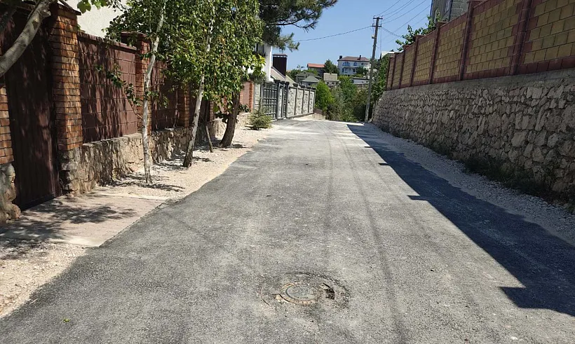 В&nbsp;Севастополе отремонтировали дорогу на&nbsp;улице Линкорной