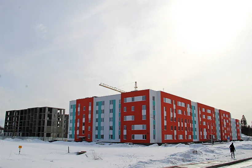В&nbsp;городе Подпорожье Ленинградской области ведется строительство двух домов