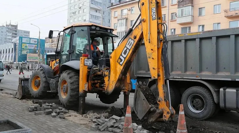 Ремонт участка улицы Красный Путь в&nbsp;Омске завершат в&nbsp;этом году