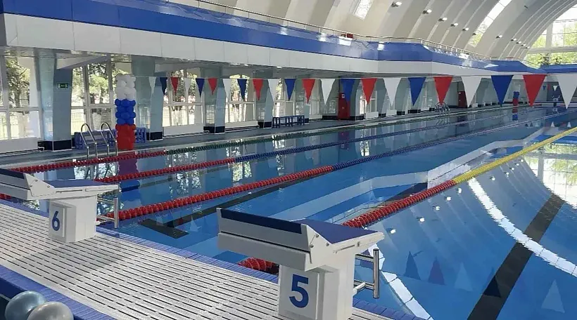 В&nbsp;Кропоткине Краснодарского края открыли обновленный плавательный бассейн