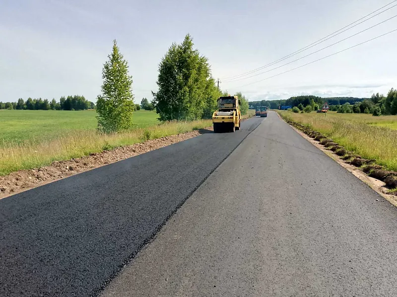 В&nbsp;Марий Эл завершают ремонт дороги Параньга&nbsp;&mdash; Алашайка&nbsp;&mdash; Портчара