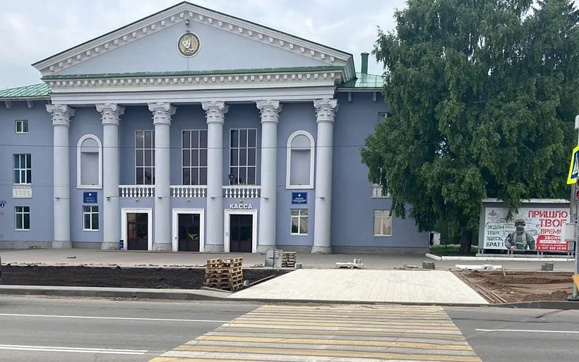 В&nbsp;башкирском городе Туймазы благоустраивается территория перед драмтеатром