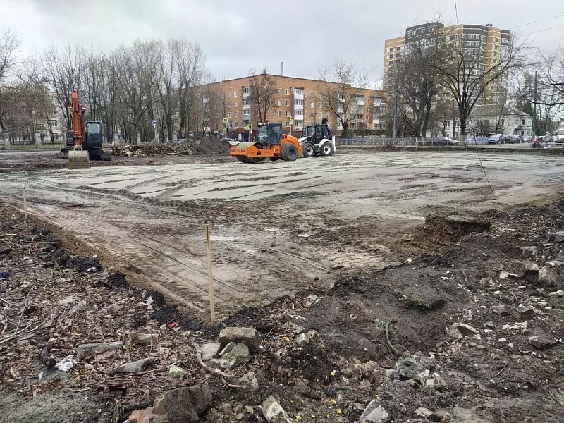 В&nbsp;Брянске стартовал капитальный ремонт участка улицы Трудовой