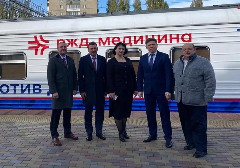 В&nbsp;Саратове около 300&nbsp;жителей прошли обследование в&nbsp;&laquo;Поезде здоровья&raquo;