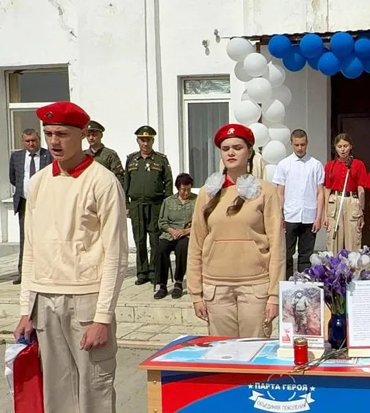 В&nbsp;школе села Лог Волгоградской области открылась &laquo;Парта Героя&raquo;