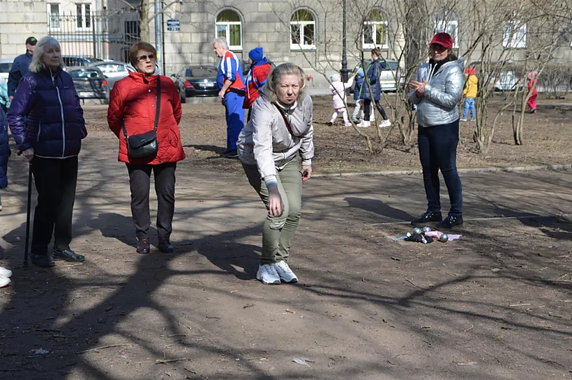 В&nbsp;Петроградском районе Санкт-Петербурга состоялся турнир по&nbsp;петанку