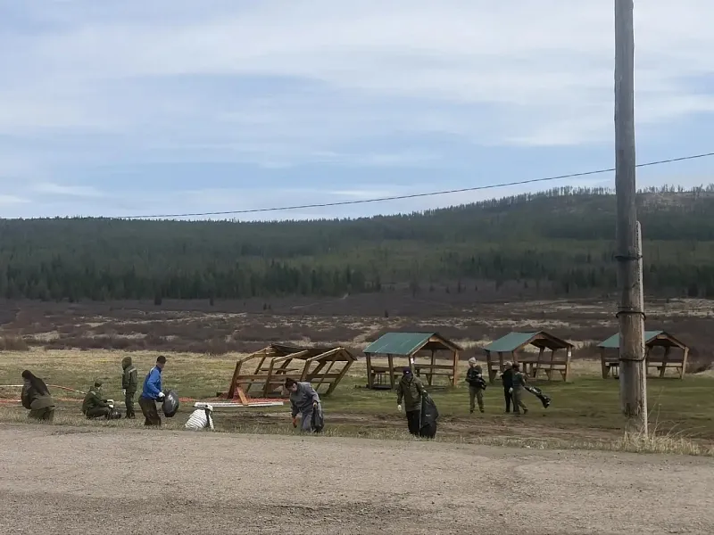 В&nbsp;Республике Тыва привели в&nbsp;порядок станцию &laquo;Тайга&raquo;