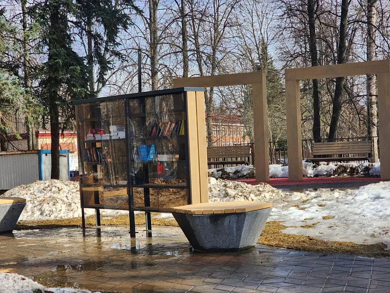 В&nbsp;подмосковном Пущине благоустроили сквер Александра Черкашина