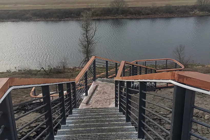 В&nbsp;Рязанской области завершили благоустройство Спасской набережной