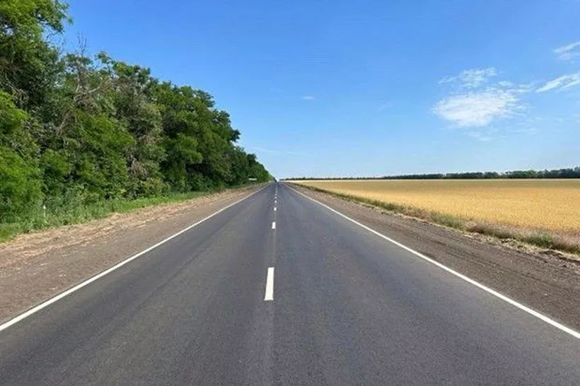 На&nbsp;Дону отремонтировали часть трассы у&nbsp;поселка Соргового
