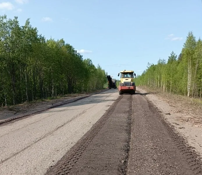 В&nbsp;Коми начался ремонт участка дороги Сыктывкар&nbsp;&mdash; Троицко-Печорск