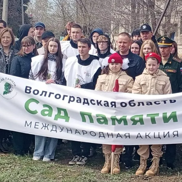Жители Камышина в&nbsp;Волгоградской области присоединились к&nbsp;акции &laquo;Сад памяти&raquo;