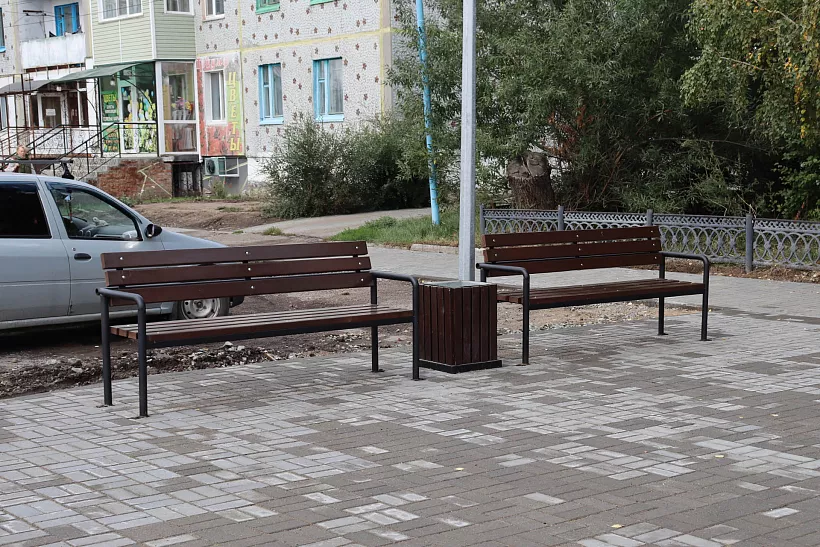 В&nbsp;поселке Русская Поляна в&nbsp;Омской области благоустроили Центральную улицу
