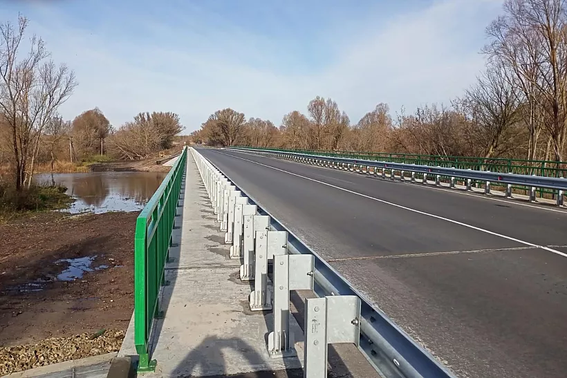 В&nbsp;брянском селе Посудичи отремонтировали мост