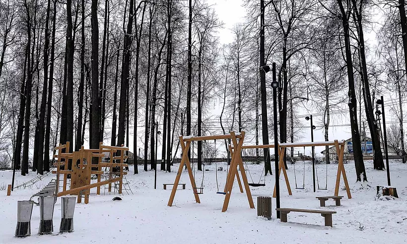 В&nbsp;Слободском Кировской области благоустроили парк на&nbsp;улице Советской
