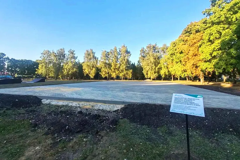 В&nbsp;поселке Кшенском Курской области завершили этап создания танцплощадки