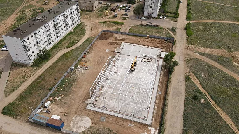 В&nbsp;волгоградском городе Ленинске строится универсальный спортзал