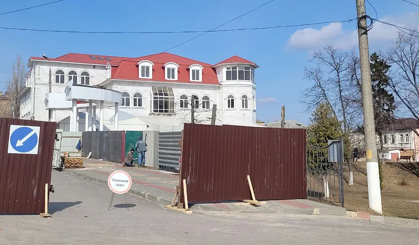 В&nbsp;центре города Ливны Орловской области начинается устройство фонтана