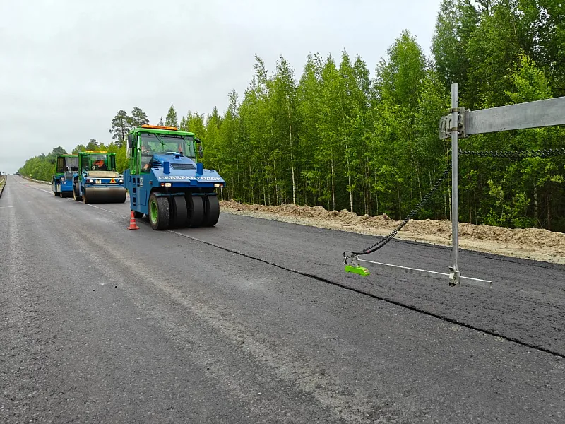 В&nbsp;Югре начали ремонтировать участок автодороги &laquo;Юг&raquo;