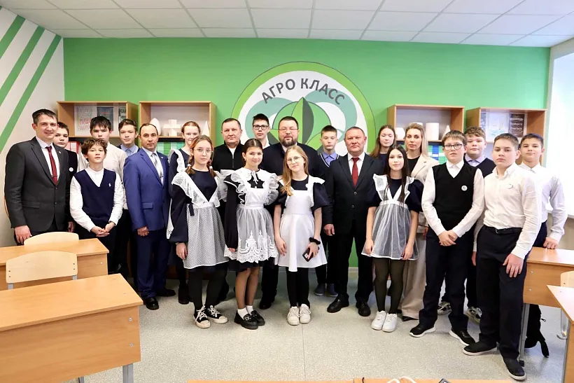 В&nbsp;школе поселка Алексеевское в&nbsp;Татарстане открыли агротехкласс
