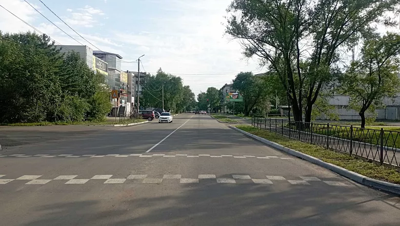 В&nbsp;Биробиджане обновляют дороги к&nbsp;детским образовательным учреждениям