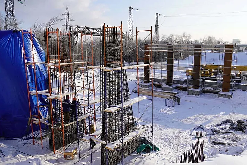 В&nbsp;Оренбурге строится путепровод