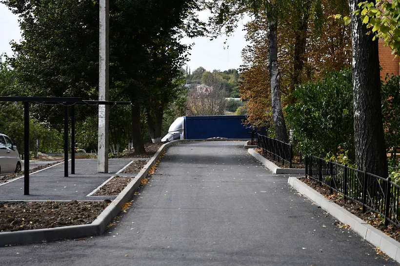 Обновление дворов в&nbsp;Бирюче на&nbsp;Белгородчине близится к&nbsp;завершению