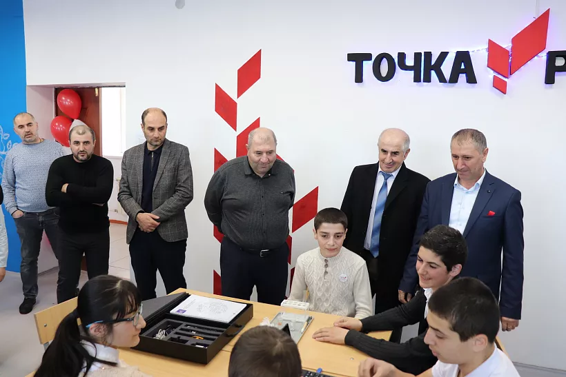 В&nbsp;двух школах Дагестана открыли центры &laquo;Точка роста&raquo;