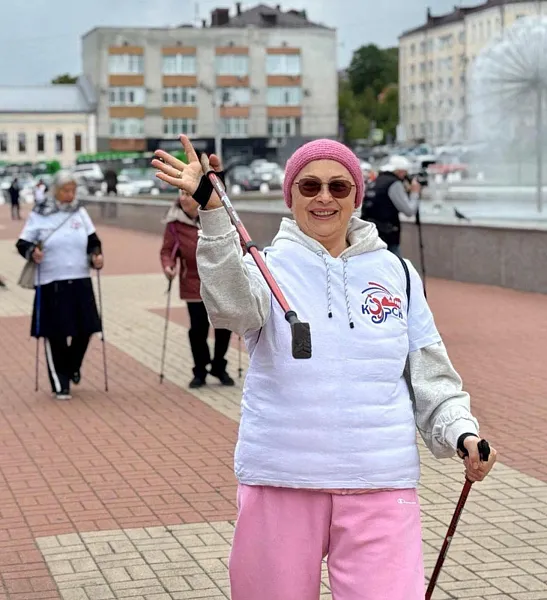 Курские пенсионеры приняли участие в&nbsp;мероприятии &laquo;Шаги к&nbsp;здоровью&raquo;