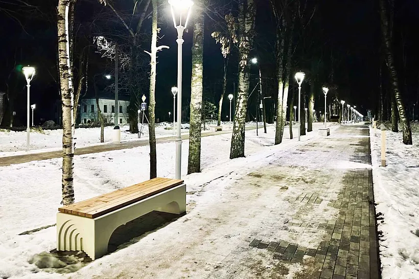 В&nbsp;Белозерске Вологодской области создали новую прогулочную зону