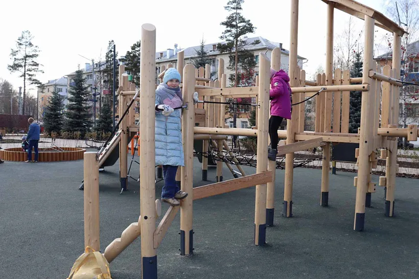 В&nbsp;кузбасском городе Калтане благоустроили парк с&nbsp;двумя озерами