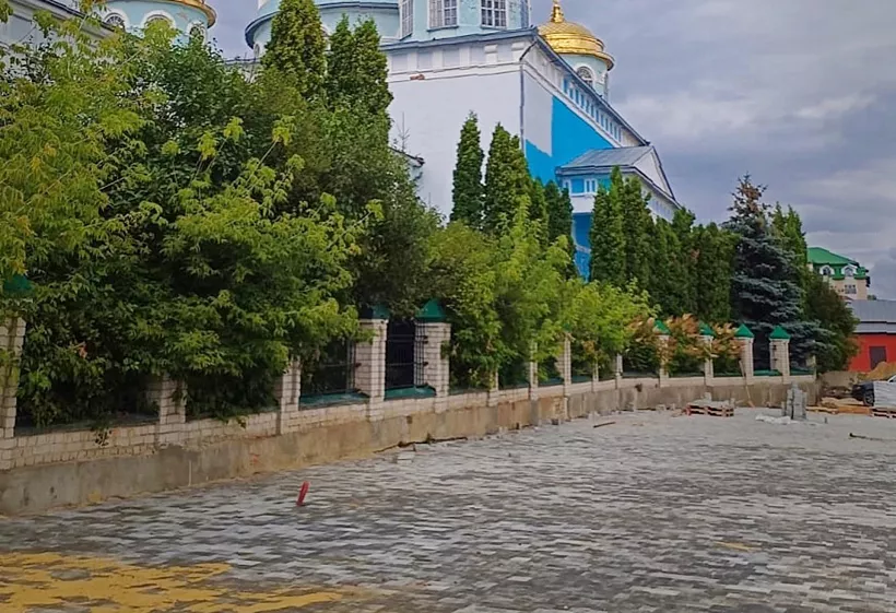 В&nbsp;Лебедяни завершается первый этап благоустройства Базарной площади
