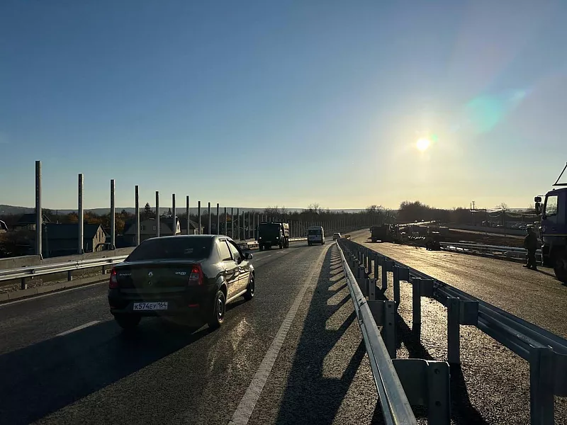 В&nbsp;Саратове открыто движение по&nbsp;путепроводу в&nbsp;микрорайоне Жасминный