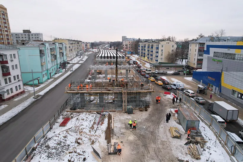 В&nbsp;подмосковных Люберцах к&nbsp;сентябрю построят эстакаду